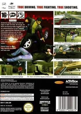 True Crime - Streets of LA (Player's Choice) box cover back